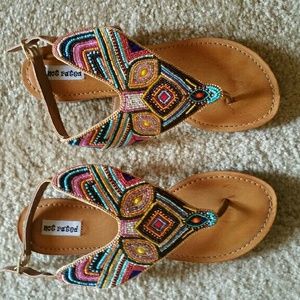 Beaded Mariachi Sandal - Not Rated