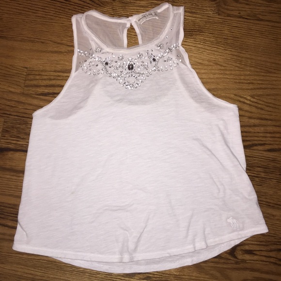 Abercrombie and Fitch jeweled tank