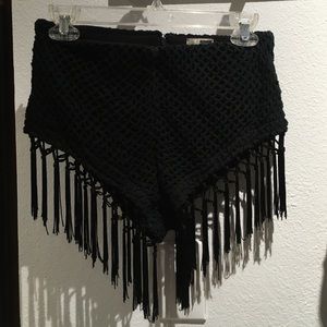 Fringe shorts from LF stores!