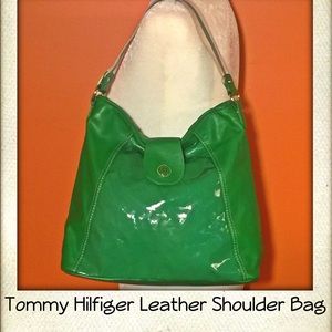 Tommy Hilfiger Green Shoulder Bag