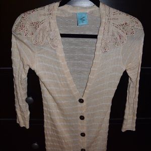 h.i.p. Button up sweater