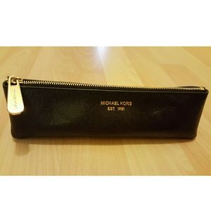 Micheal kors saffiano leather pencil case
