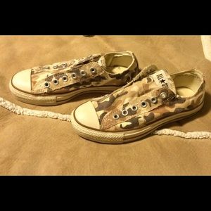 Converse All Star Tan Camo Sneakers