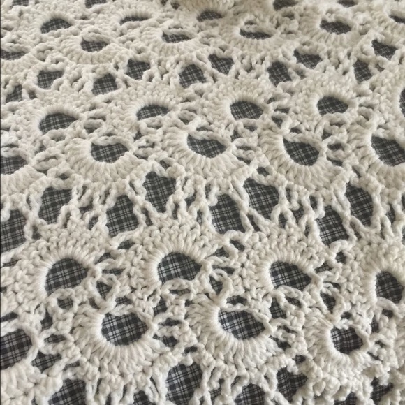 Hand crocheted King bedspread