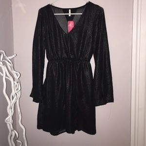 Love Culture (sage) black dress