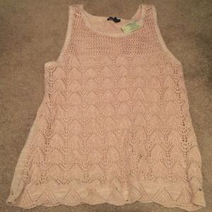 American eagle crotchet tank