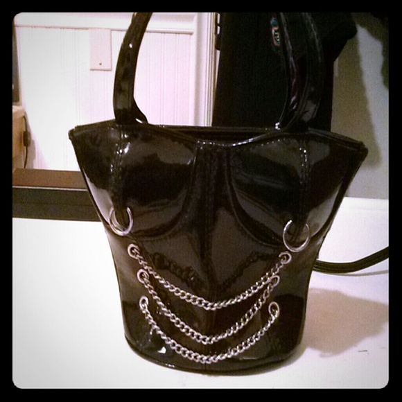 PVC Corset-Bust Goth Purse