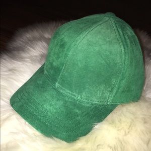 Kelly Green 100% Genuine Suede Hat