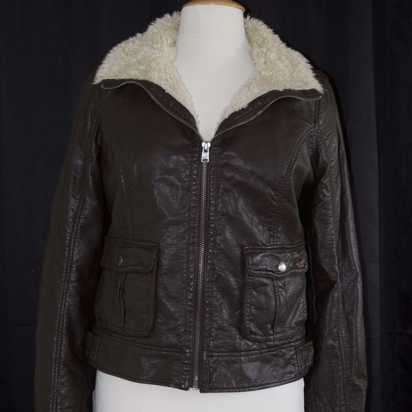 ONE OF A KIND Hollister leather jacket