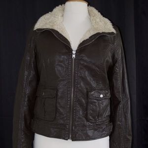ONE OF A KIND Hollister leather jacket