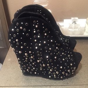 Jeffrey Campbell studded wedges