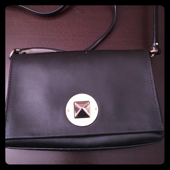Kate Spade black leather bag