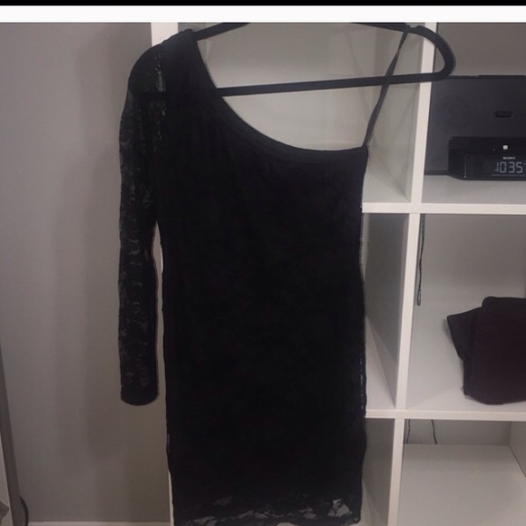 Black lace dress size small