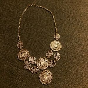 Gold mandala necklace