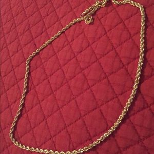10 kt gold 20 in rope chain.