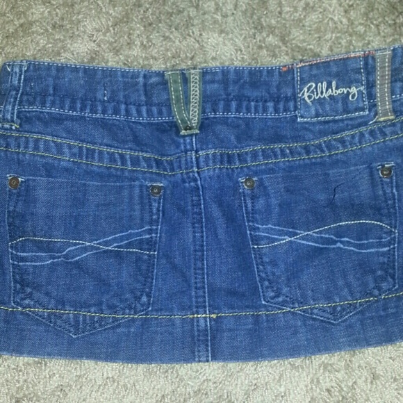 BILLABONG  Jean mini skirt size 1 - Picture 2 of 3