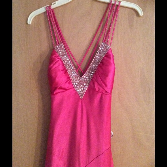 Pink prom dress