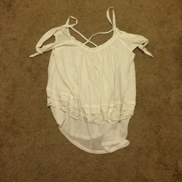 White free people shirt