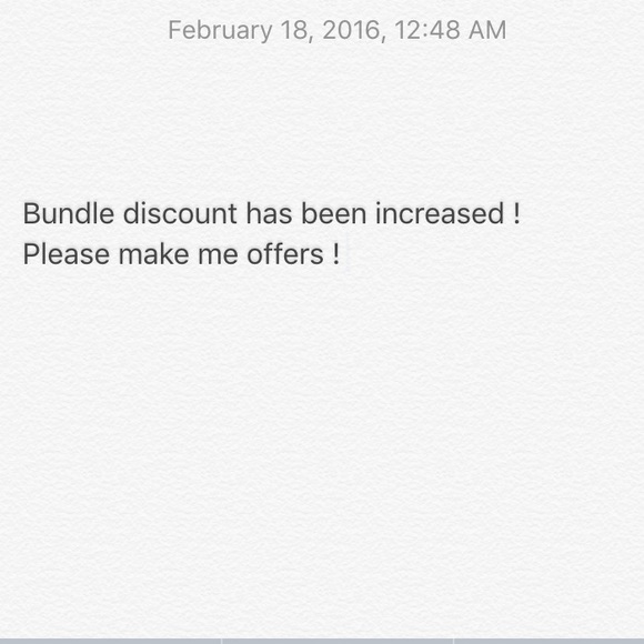 Bundle discount increased