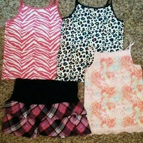 Girls (8) skort and tanks