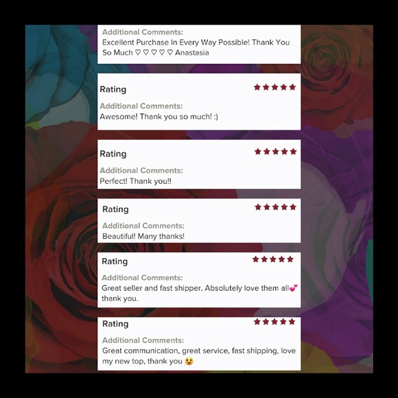 Shop with confidence!! <3