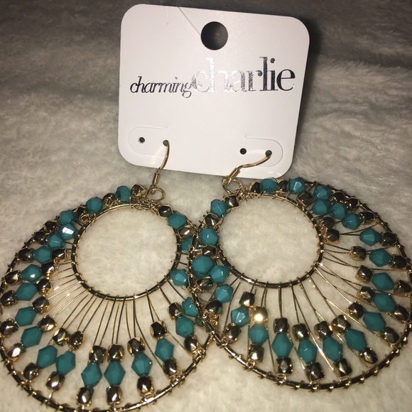Beaded Hoop Earrings