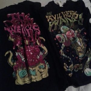 The devil wears prada band t-shirts