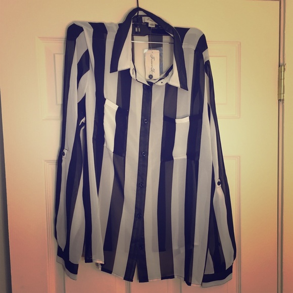 Forever 21 Striped Shirt