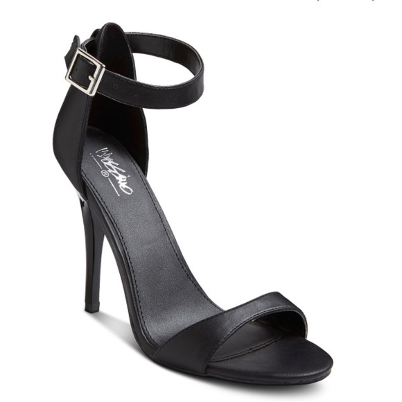 Black Heels with Ankle Strap