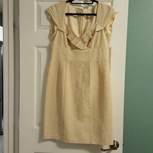 Nanette Lepore size 10 cream dress