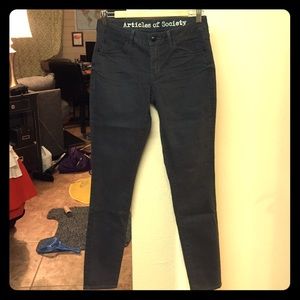 Articles of Society Gray Skinny Jeans