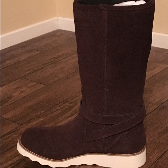 Coach brown suede boots - Picture 2 of 4