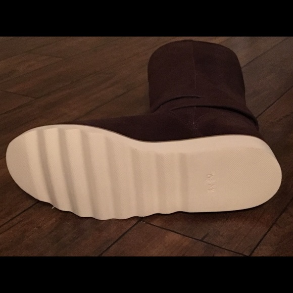 Coach brown suede boots - Picture 3 of 4