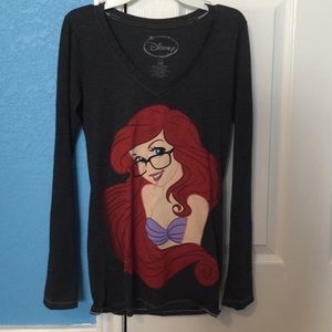 Disney Hipster Ariel shirt