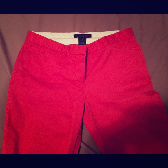 The Limited stretch pants. Bright pink/red size 2