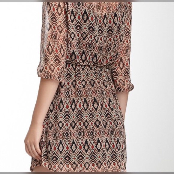 Geo Print Dress - Picture 2 of 3