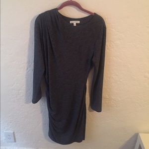 Blue heather body con dress.