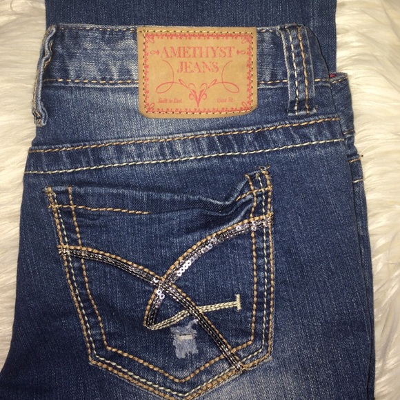 Size 5 denim capris - Picture 2 of 2