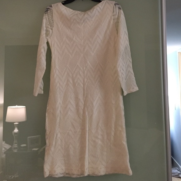 NWT • Banana republic off white crochet dress - Picture 3 of 3