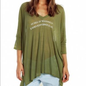 Wildfox roughing it up tee