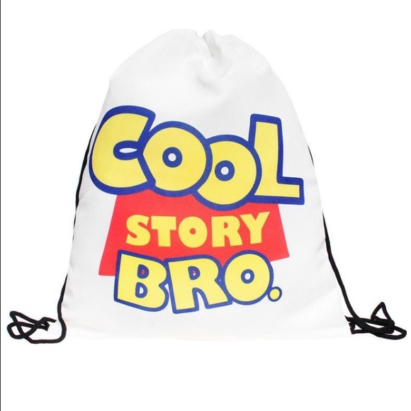 Cool Story Bro drawstring bag