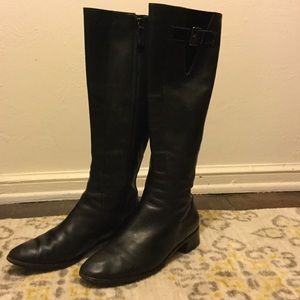 Tall Leather Riding Boots