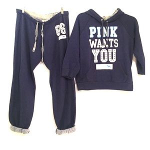 PINK Victoria secret sweat suit