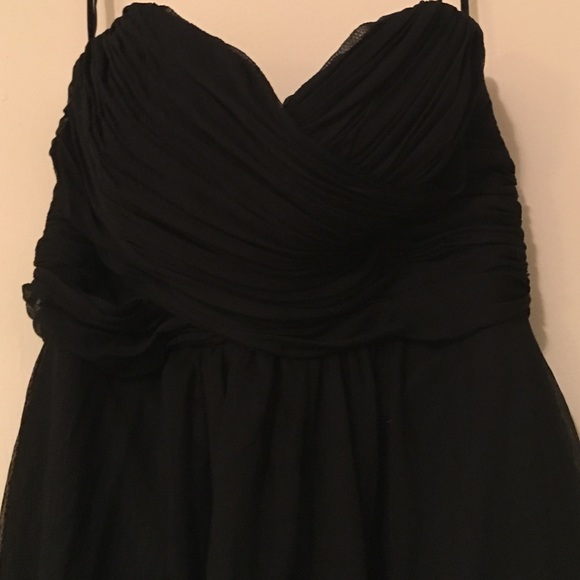 Strapless black formal dress - Picture 2 of 4