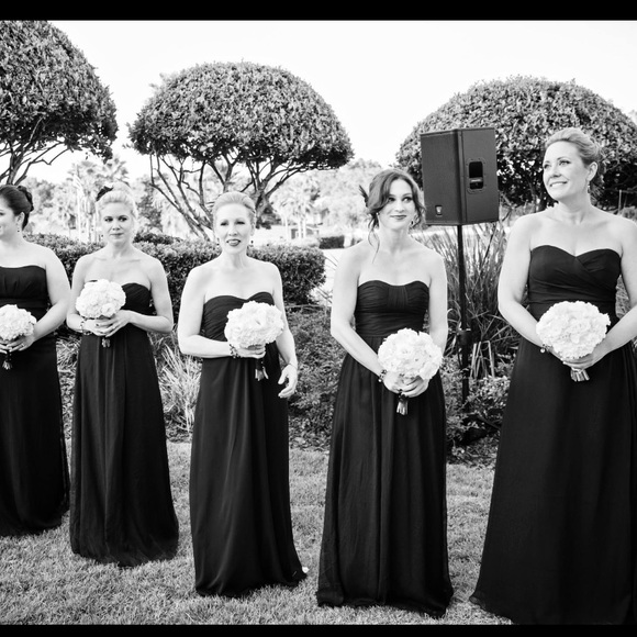 Strapless black formal dress - Picture 4 of 4