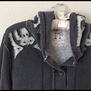 Free people large hoodie