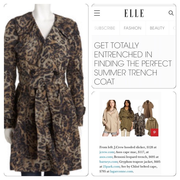 Beautiful Bensoni Leopard spring trench - Picture 1 of 4