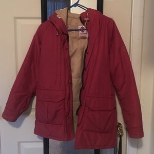 Women's red Columbia jacket