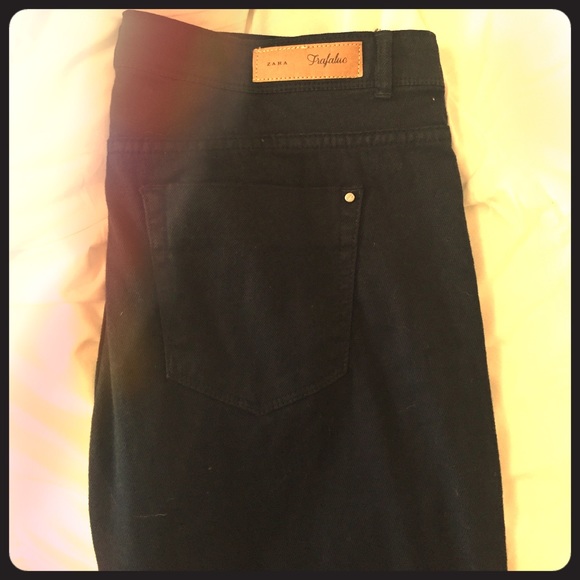 Navy Blue Zara Skinny Jeans