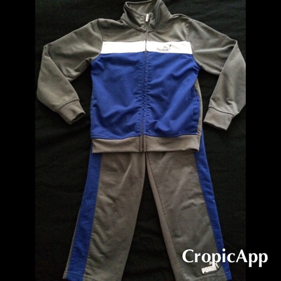 ❌SOLD❌ Boys Puma track suit tracksuit size 5